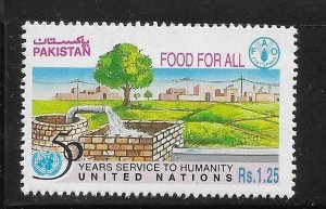 Pakistan 1995 UN FAO 50th anniv Sc 834 MNH A991