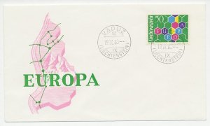 Cover / Postmark Liechtenstein 1960 Europa