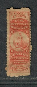 US Match+Medicine Revenue Stamp Sc#Rs50d, Cv. $11