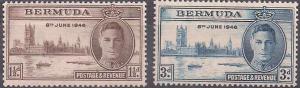 BERMUDA - 1946 - Victory - 2v Set - M N H