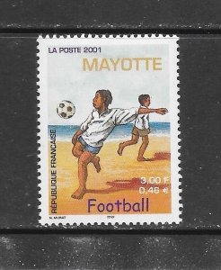 MAYOTTE #149 SOCCER MNH