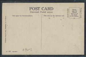 NORTH BORNEO (P2707B) NATIVE TREE HOUSES PPC FUNK & SONS NO 136