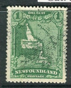 CANADA NEWFOUNDLAND; 1929 early pictorial issue used 1c. value