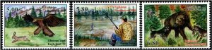 2020  Tajikistan (Tadzhikistan) Hunting & Fishing (3) (Scott 540-42) MNH