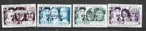 Tuvalu #594-597  World Columbian Stamp Expo  ( MNH) Specimen copies CV $11.00