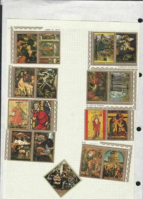 umm al qaiwain stamps page ref 18007