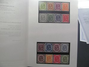 GERMANY MNH 1949-1972 (4) LIGHTHOUSE & SCHAUBEK ALBUMS COMPLETE  SIGNED (38)