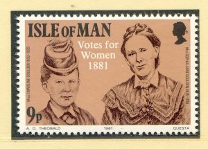 1981 Isle of Man SG201 Womens Suffrage Set Unmounted Mint