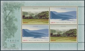 Hungary Stamps 2011 MNH Europa Forests Trees Nature 4v M/S