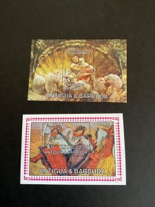 Stamps Barbuda Scott #673-4 never hinged