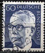 Germany; 1971: Sc. # 1034:  Used Single Stamp