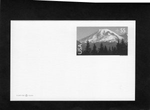 UXC27 Mount Rainier, MNH postal card