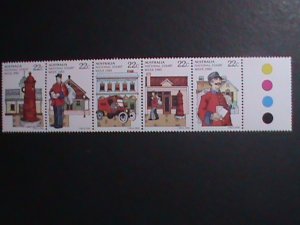 ​AUSTRALIA-1980-SC# 755b NATIONAL STAMP WEEK STRIP -MNH-VERY FINE