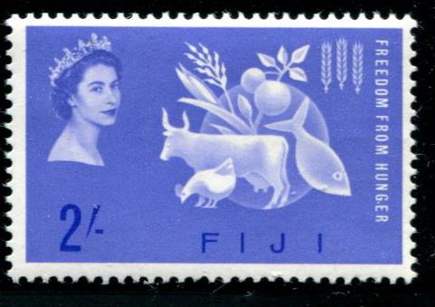 FIJI 198 Mint OG 1963 Freedom from Hunger