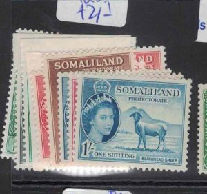 Somaliland Protectorate SG 136-144 MOG (6gzf) 