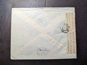 1944 Censored Turkey Cover Istanbul to Cleveland OH USA Standard Tool Co