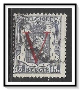 Belgium #362 Coat Of Arms Overprinted Used