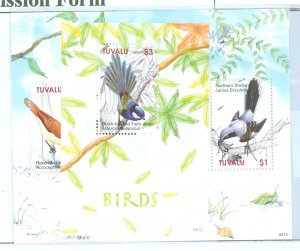 Tuvalu #1025-1026  Souvenir Sheet