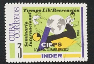 CUBA Sc# 1173  RECREATION & LEISURE SEMINAR 3c LEISURE SEMINAR  1966  used / cto