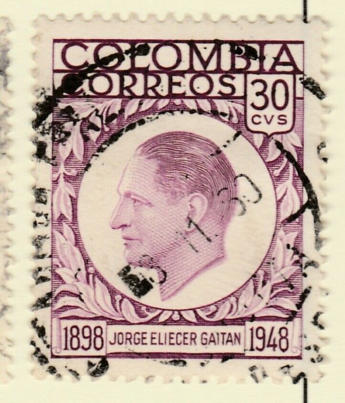 Colombia 1959 30c Fine Used A8P55F110