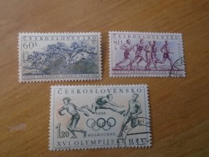 Czechoslovakia  #  763-65   used