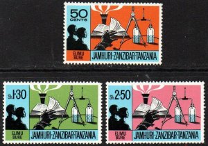 Zanzibar Sc #349-351 MNH