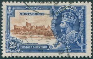 Montserrat 1935 2½d brown & deep blue Jubilee SG96 used