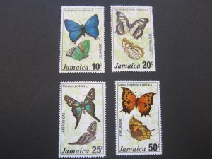 Jamaica 1978 Sc 435-8 butterfly set MNH