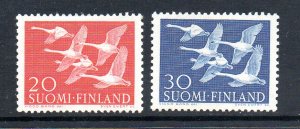 Finland 343-344 MH cv $10.25 Birds