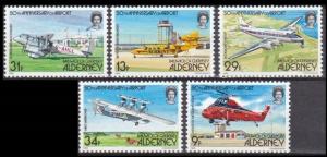 1985 Alderney 18-22 Planes 35,00 €