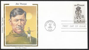 UNITED STATES FDC 20¢ Jim Thorpe 1984 Colorano