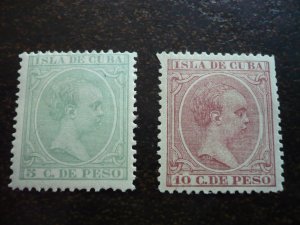 Stamps - Cuba - Scott# 132,137,145,148 - Mint Hinged Partial Set of 4 Stamps