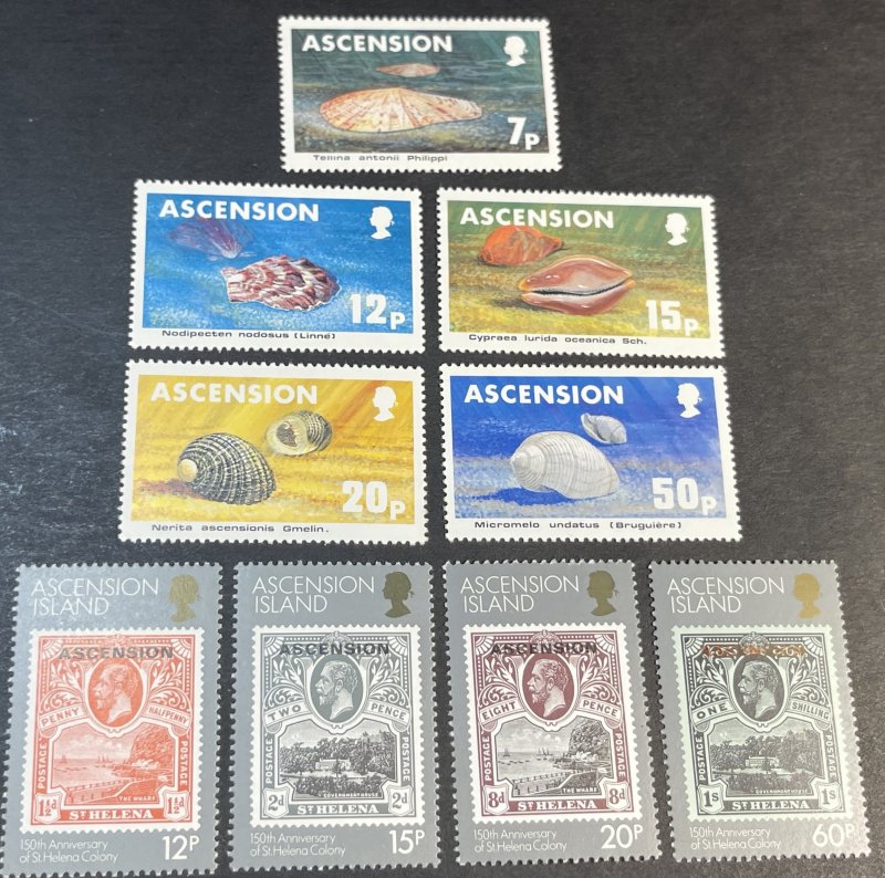 ASCENSION ISLAND # 340-348-MINT NEVER/HINGED--2 COMPLETE SETS---1983-84