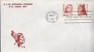 United States, First Day Cover, South Dakota