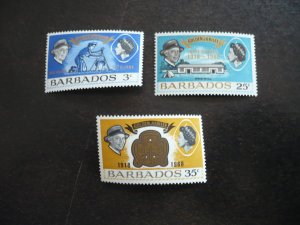 Stamps - Barbados - Scott# 306-308 - Mint Never Hinged Set of 3 Stamps