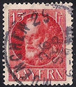 Bavaria #100 15PF Prince Regent Luitpold used VF