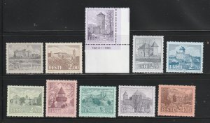 Estonia 244-253 Set MNH Castles