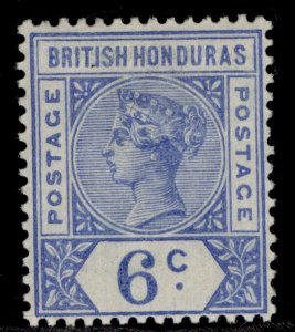 BRITISH HONDURAS QV SG56, 6c ultramarine, M MINT. Cat £15.