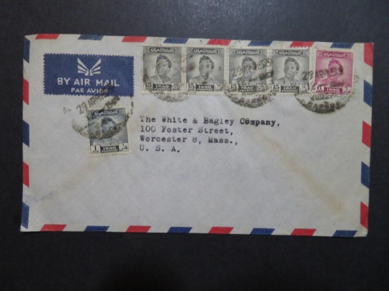 Iraq 1953 Commercial Cover to USA (X) - Z8612