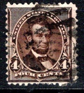 United States Scott # 222, used