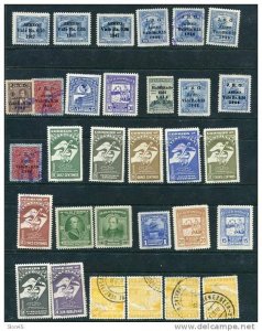 Venezuela 1940-60 Accumulation 155 stamps Used/Unused Overprint
