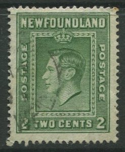 STAMP STATION PERTH Newfoundland #245 KGVI Definitive 1938 Used - CV$