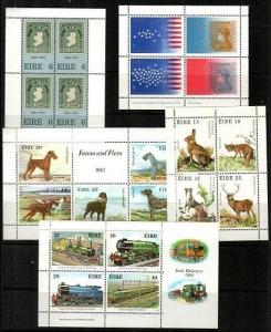 Ireland (5 Different Mint NH S/S) - Catalog Value $32.00