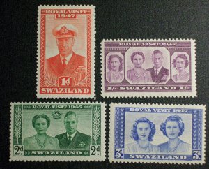 Swaziland Scott #44-47 mnh