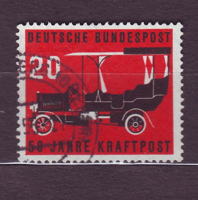 J23185 JLstamps 1955 germany set of 1 used #728 car auto