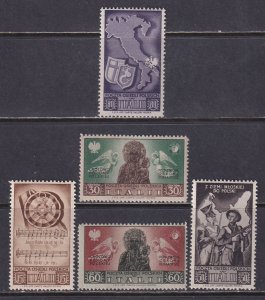 Italy 1946 Sc N/L Polish Displacement Resettlement Camp Local Post Stamp MNH