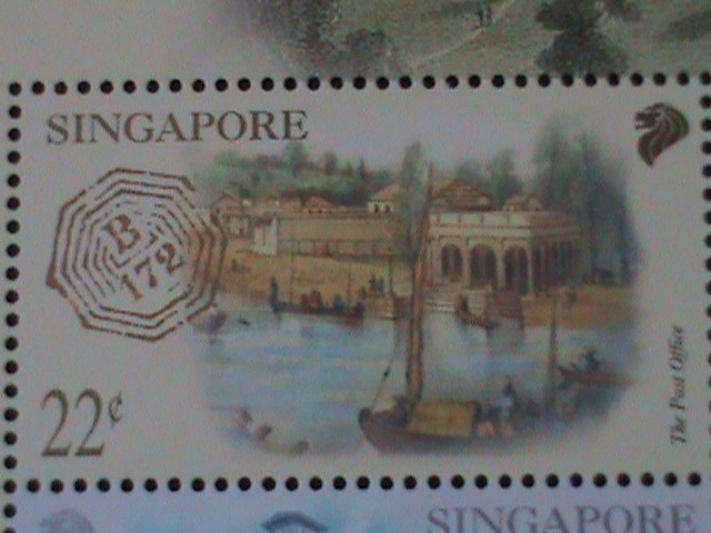 ​SINGAPORE-2000-SC#939-POSTAL LANDMARK-  POST OFFICE & CANCELS-MNH S/S -VF