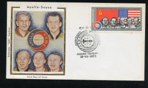 Russia Scott 4338 on Colorano silk Cachet FDC UA