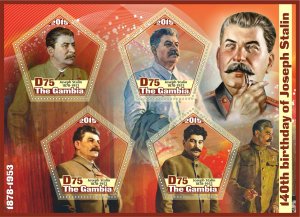 Stamps. Famous people. Joseph Stalin  2019 1+1 sheets perforated
