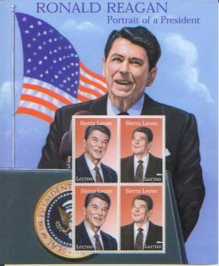 Pres. Ronald Reagan, S/S 4, SIER2583